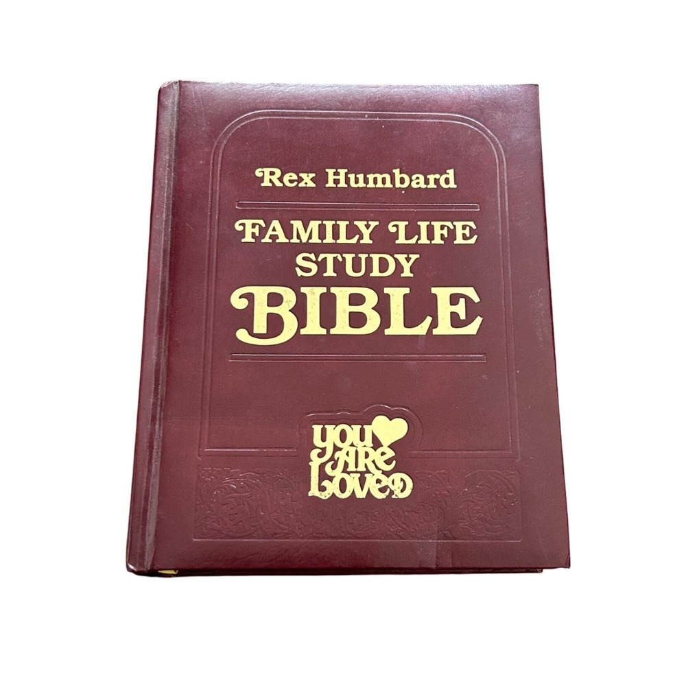 Vtg Rex Humbard Family Life Study Bible‎ King James Version Collectible Bound